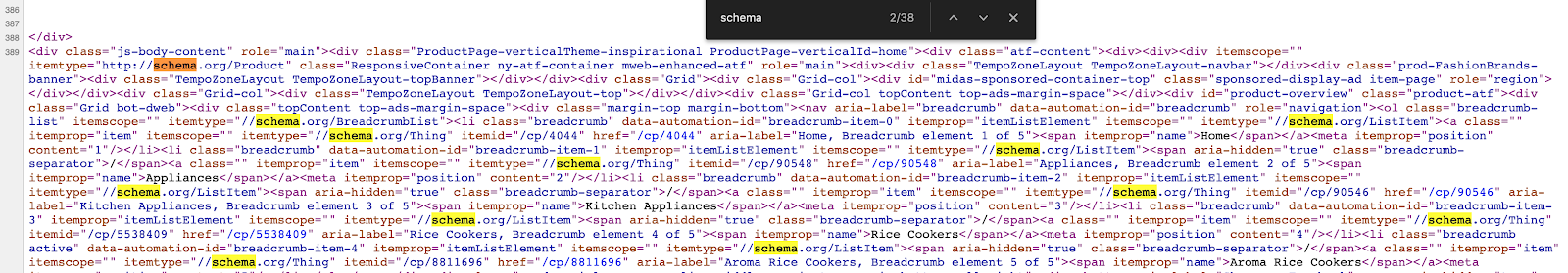 Schema Source Code